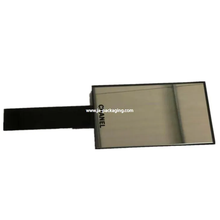 Black Glossy Plastic Folding Mirror