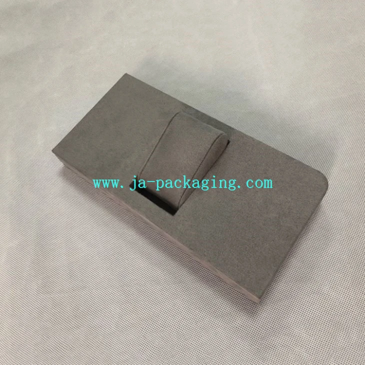Dark Grey Watch Tray With A Cushion